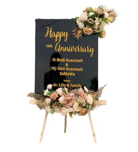 Papan Bunga Akrilik Darmaga